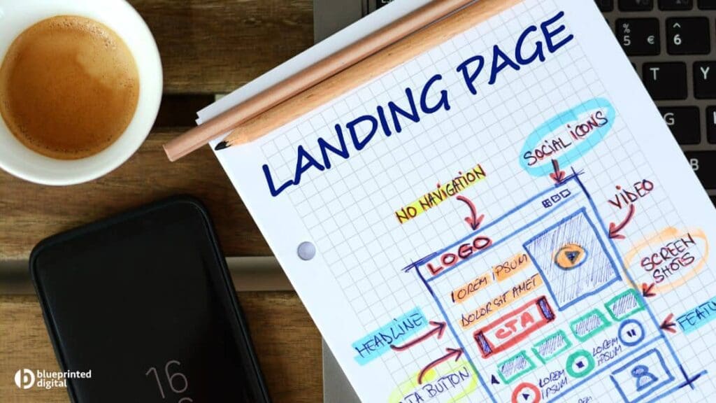 Landing pages for strategic online campaigns